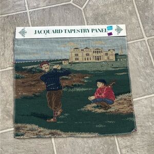 Vintage Jacquard tapestry